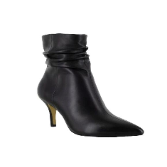 Bella Vita Danielle Black Leather Booties 50-6352 Boot 7.5M NWT - Picture 1 of 5